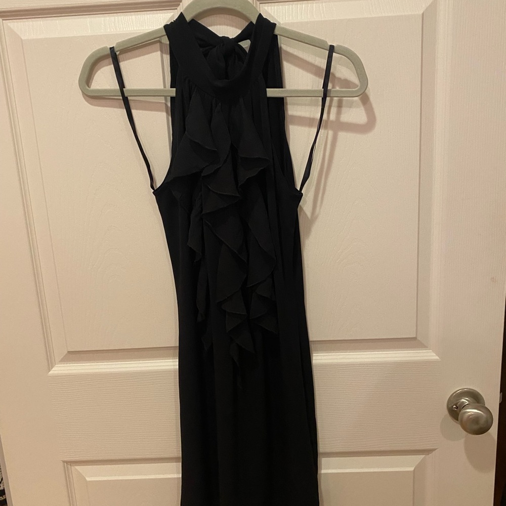 Black Ruffle Dress - Picture 2 of 3